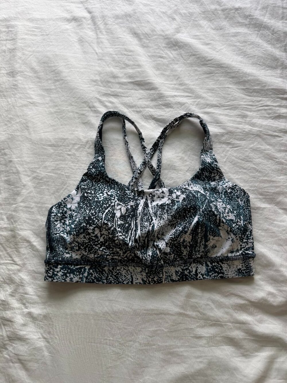 Lululemon Free to Be Serene Sports Bra Printed